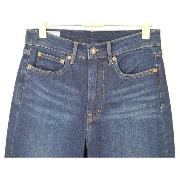 NWOT GAP High Rise Flare Jeans Blue 26 - Picture 2 of 6